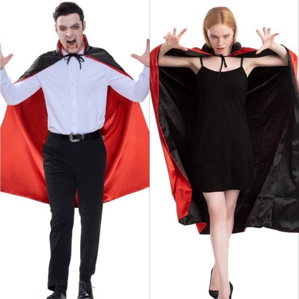 Red and Black Vampire Cape